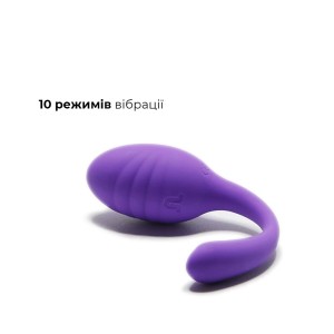 Віброяйце зі стимулятором клітора Adrien Lastic Smart Dream II з пультом LRS, можна під одяг. Photo 3