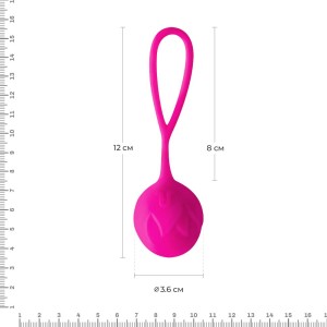 Вагінальні кульки Adrien Lastic Geisha Lastic Balls Mía Magenta (L), діаметр 4 см, маса 42 г. Photo 2