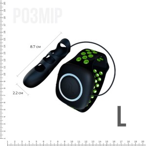 Вібратор на палець Adrien Lastic Touche (L) для глибокої стимуляції з пультом керування на руці. Photo 2