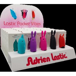 Набір вібраторів Adrien Lastic Promo Pack Pocket Vibe (25 шт + тестери). Photo 2