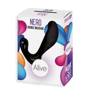 Найдешевший масажер простати Alive Nero для новачків, силікон і пластик, відмінно для старту. Photo 2