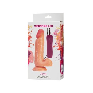 Фалоімітатор Alive Leo з вібрацією, ПВХ, діаметр 3,8 см. Photo 2