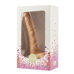 Фалоімітатор з присоскою Alive Long John, діаметр 4 см, ПВХ, конусоподібний. Photo 2