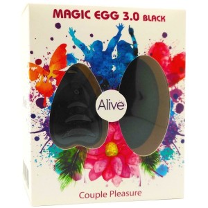 Віброяйце Alive Magic Egg 3.0 Black із пультом ДУ. Photo 2