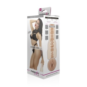 Мастурбатор Fleshlight Girls: Kissa Sins - Insatiable, зі зліпка вагіни, дуже ніжний. Photo 2