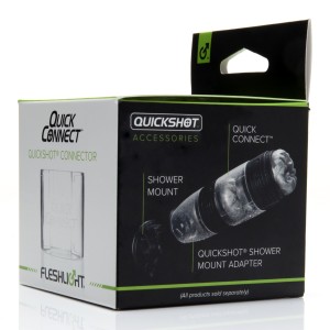 Адаптер Fleshlight Quickshot Quick Connect для з'єднання двох Квікшотов в одну іграшку. Photo 2