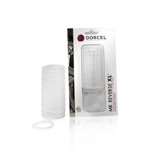Насадка на член Dorcel Mr Reverse XL з кільцем для мошонки, стимулюючий рельєф. Photo 2