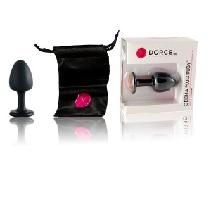 Анальна пробка Dorcel Geisha Plug Ruby M з кулькою всередині, створює вібрації, макс. діаметр 3,2см. Photo 3
