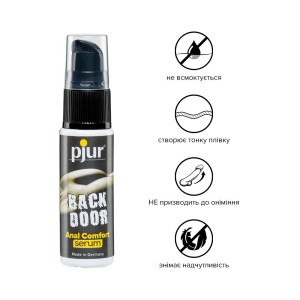 Розслаблювальний анальний гель pjur backdoor Serum 20 мл, створює плівку, висококонцентрований. Photo 2