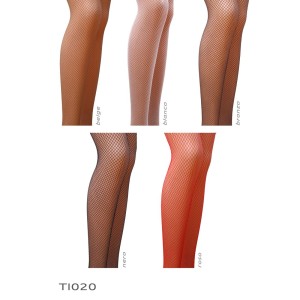 Колготки в дрібну сіточку Passion TI020 nero 3/4, Black, кабаретки, без виділених трусиків. Photo 3