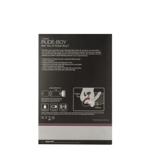 Вибромассажер простаты Rocks Off Rude-Boy Black, массаж промежности, макс диаметр 2,5см. Photo 3