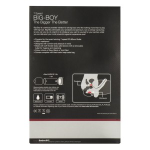 Вибромассажер простаты Rocks Off Big-Boy Red, массаж промежности, макс диаметр 4см. Photo 3