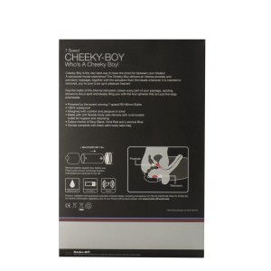 Вибромассажер простаты Rocks Off Cheeky-Boy Black, массаж промежности, макс диаметр 3,5см. Photo 3