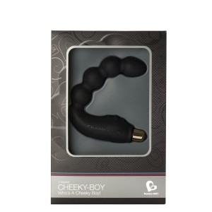 Вибромассажер простаты Rocks Off Cheeky-Boy Black, массаж промежности, макс диаметр 3,5см. Photo 2