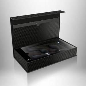 Премиум набор для мужчин 2-в-1 Rocks Off Fuzion Xchange с пультом ДУ (массажер и вибропробка). Photo 2