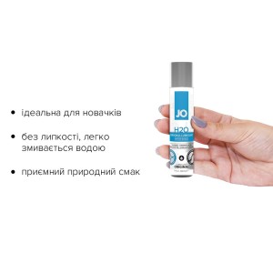 Змазка на водній основі System JO H2O ORIGINAL (30 мл) оліїста і гладенька, рослинний гліцерин. Photo 2