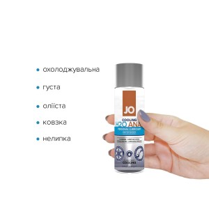 Анальна змазка System JO ANAL H2O — COOLING (60 мл) охолоджувальна, на водній основі. Photo 2