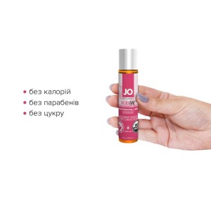 Змазка на водній основі System JO NATURALOVE Strawberry (30 мл) з екстрактом ромашки та листя агави. Photo 2