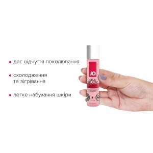 Гель для оральних пестощів System JO Oral Delight — Strawberry Sensation (30 мл), ефект холод-тепло. Photo 2