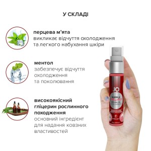 Гель для стимуляції сосків System JO Nipple Titillator Strawberry (30 мл), ментол та перцева м’ята. Photo 3