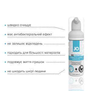 М’яка пінка для очищення іграшок System JO REFRESH (50 мл), дезінфекційна, проникає глибоко. Photo 3
