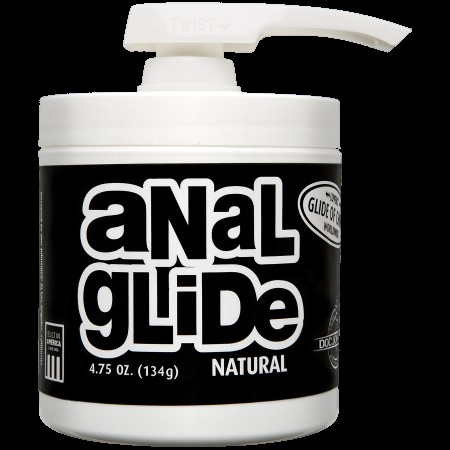 Анальна змазка на олійній основі Doc Johnson Anal Glide Natural (134 г) тривале ковзання