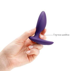 Анальна смарт-вібропробка We-Vibe Ditto Purple з пультом ДК. Photo 3