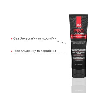 Пролонгер гель System JO Prolonger Gel (60 мл) з олією перцевої м’яти, гвоздикового перцю та пачулів. Photo 3