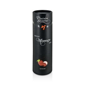 Масажна олія Plaisirs Secrets Litchi (59 мл) з афродизіаками, їстівна, подарункове паковання. Photo 3