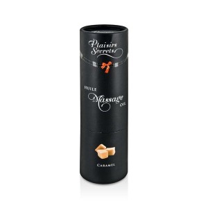 Масажна олія Plaisirs Secrets Caramel (59 мл) з афродизіаками, їстівна, подарункове паковання. Photo 3