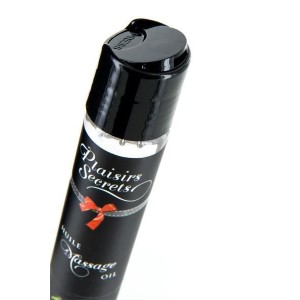 Масажна олія Plaisirs Secrets Strawberry (59 мл) з афродизіаками, їстівна, подарункова упаковка. Photo 2