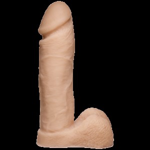 Фалоімітатор Doc Johnson Platinum TRUSKYN - The Tru Ride 8 Inch, діаметр 4,8 см, двошаровий силікон