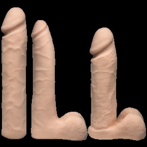 Набір для страпона Doc Johnson Vac-U-Lock Dual Density Experienced Set, діаметр 2×7см, 7,7см. Photo 2