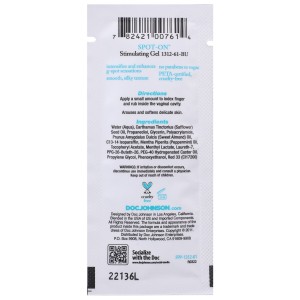 Стимулювальний гель для точки G Doc Johnson Spot-On G-Spot (7 г) з олією мигдалю і перцевої м’яти. Photo 2