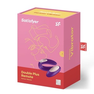 Вібратор для пар Satisfyer Double Plus Remote з пультом ДК та двома моторчиками. Photo 2