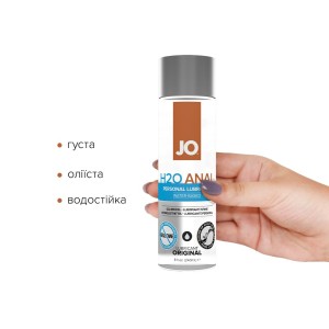 Анальна змазка System JO ANAL PREMIUM — ORIGINAL (240 мл) на силіконовій основі водостійка. Photo 2