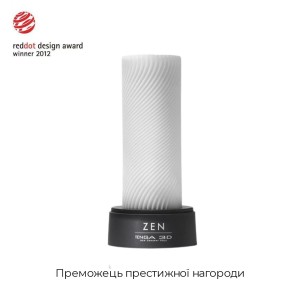 Мастурбатор Tenga 3D Zen, дуже ніжний, з антибактеріального еластомеру зі сріблом. Photo 3