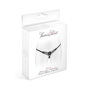 Трусики-стрінги з доступом Fashion Secret DANUTA Black. Photo 3