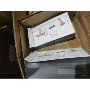 Насадка для страпона Strap-On-Me Dual Density Dildo Flesh M (м'ята упаковка). Photo 2