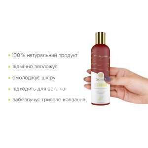 Натуральна масажна олія DONA Recharge — Lemongrass & Gingerl (120 мл) з ефірними оліями. Photo 2