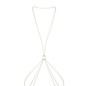 Ланцюжок для тіла Bijoux Indiscrets Magnifique 8 Body Chain - Gold, прикраса для тіла. Photo 2