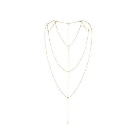 Ланцюжок для спини Bijoux Indiscrets Magnifique Back and Cleavage Chain - Gold, прикраса для тіла