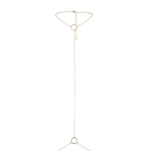 Ланцюжок на шию і пояс Bijoux Indiscrets Magnifique I Body Chain - Gold, прикраса на тіло. Photo 2
