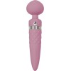 Вібромасажер 2в1 PILLOW TALK - Sultry Pink, класичний масажер і вібратор з ротацією, підігрів