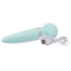 Вібромасажер 2в1 PILLOW TALK - Sultry Teal, класичний масажер і вібратор з ротацією, підігрів