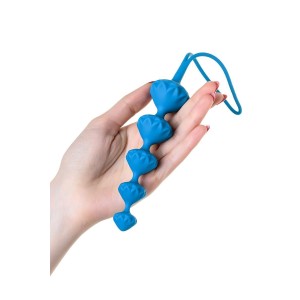 Набір анальних бус Satisfyer Beads Colored, силікон , макс. діаметр 3,3 см і 3,5 см. Photo 3