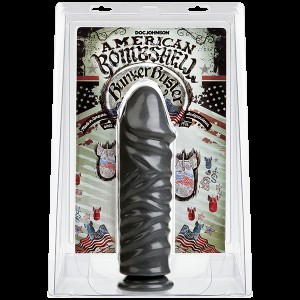 Фалоімітатор для фістингу Doc Johnson American Bombshell Bunker Buster Gun Metal, діаметр 8,1 см. Photo 2