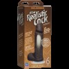 Фалоімітатор Doc Johnson The Realistic Cock 6 inch Black - ULTRASKYN, Vac-U-Lock, діаметр 4,3 см