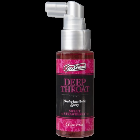 Спрей для мінету Doc Johnson GoodHead DeepThroat Spray - Sweet Strawberry 59 мл для глибокого мінету