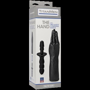 Рука для фістингу Doc Johnson Titanmen The Hand with Vac-U-Lock Compatible Handle, діаметр 6,9 см. Photo 2